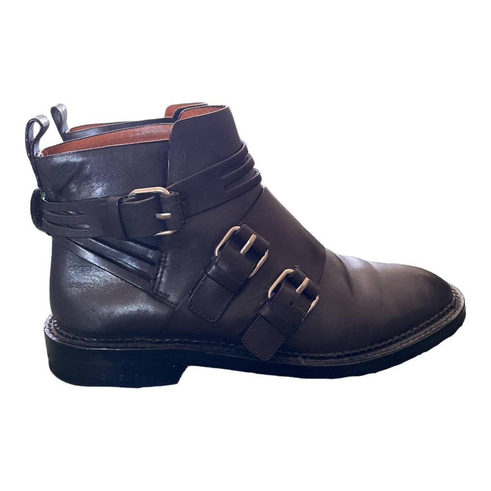 GIVENCHY Black Leather Boots